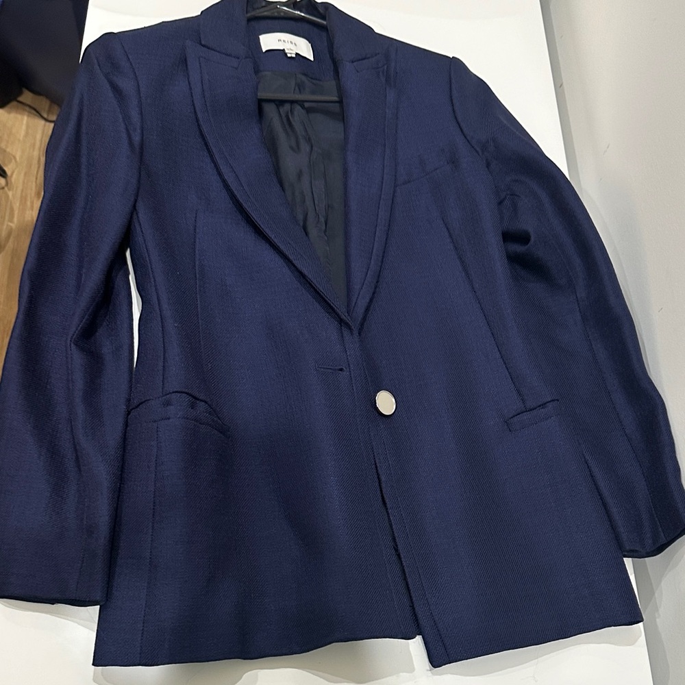 REISS Navy Blue Women's Blazer